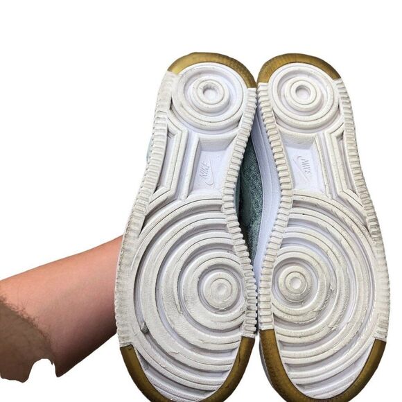 RARE 2016 Nike Air Force 1 Flyknit Low Glacier Blue - Picture 5 of 16